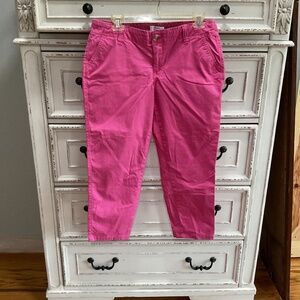 Women’s crown & ivy capris size 10p pink